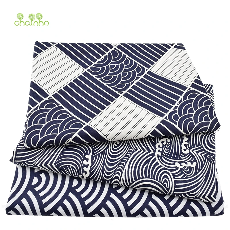 Новый напечатанный саржевый хлопок ткань для DIY Лоскутная стеганая швейная