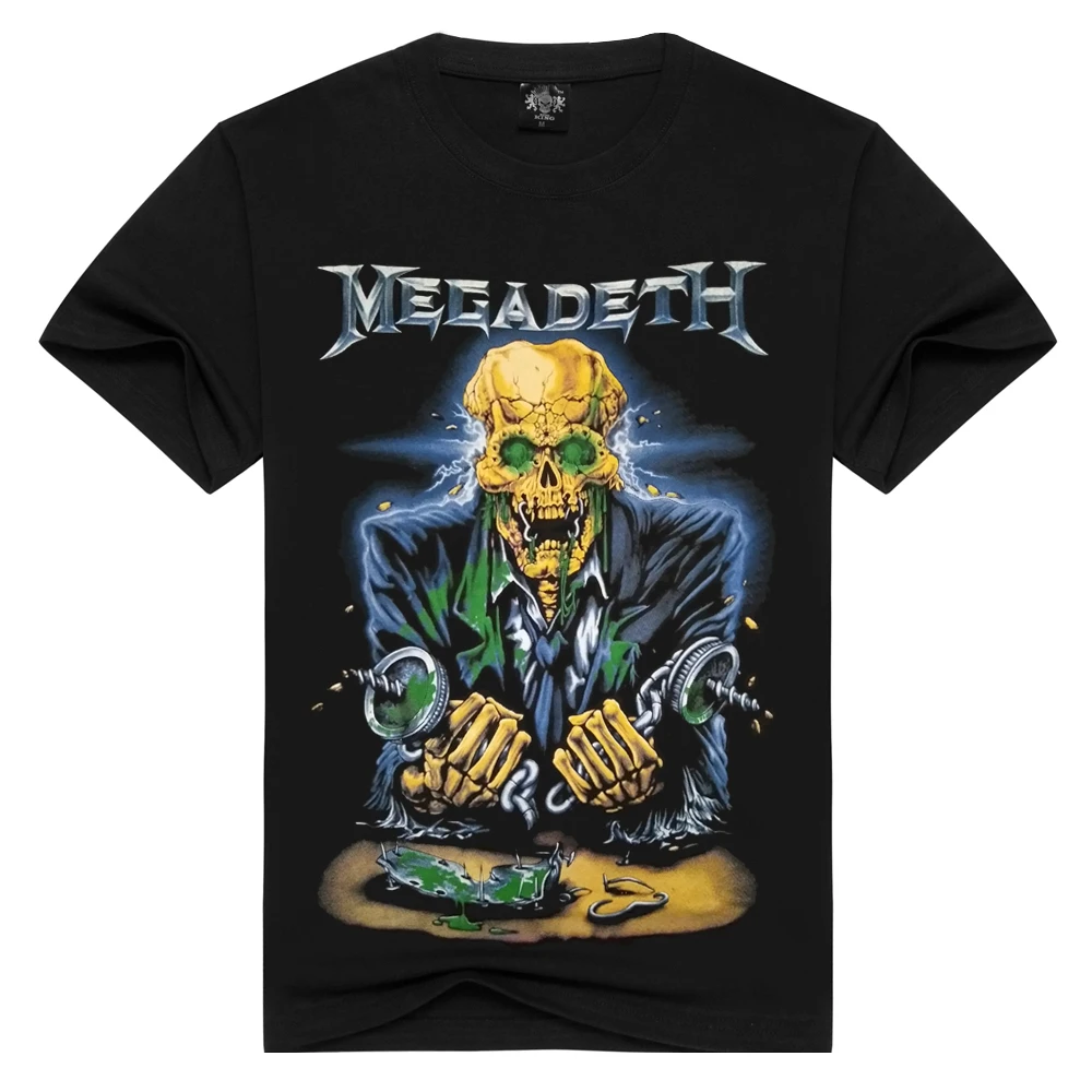3D футболки Megadeth, мужские/женские летние топы, футболки с принтом животных, Мужская футболка с круглым вырезом и коротким рукавом, модные футболки размера плюс - Цвет: DX-70