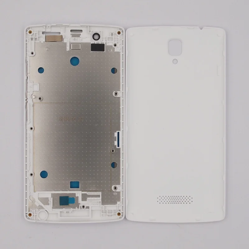 BaanSam Передняя рамка батарея Дверь задняя крышка корпус чехол для lenovo A2580 A2010 без кнопки громкости