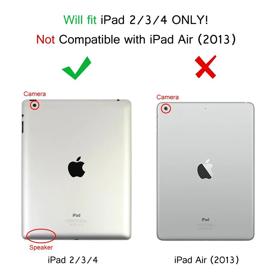 Полный противоударный чехол для Apple iPad 4 3 2 9 7 дюймов детский Безопасный Роскошный
