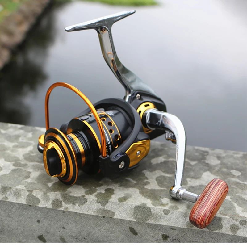 

yumoshi Spinning Reel 13BB Metal main body Fishing Reels Fishing Wheel Pesca molinete moulinet baitcasting wheel fishing reel BQ