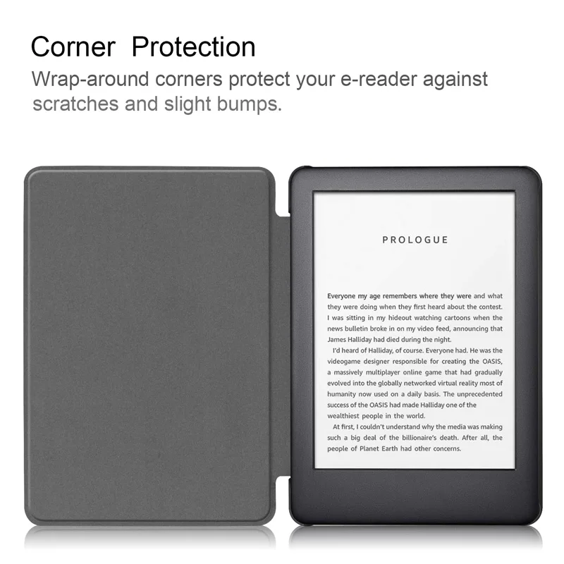 Полностью новый защитный чехол для Amazon Kindle 2019 6 0 дюйма кожаный встроенный умный