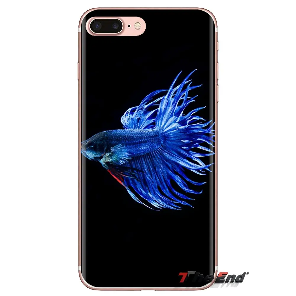 Для Oneplus 3T 5T 6T Nokia 2 3 5 6 8 9 230 3310 1 7 Plus 2017 2018 обои для телефона с голубым Betta Fish TPU чехол |