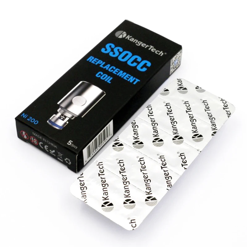 Сменная катушка KangerTech SSOCC Ni200 0 15 Ом 5 штук для серий Kanger Nano Nebox Subvod и Subtank |