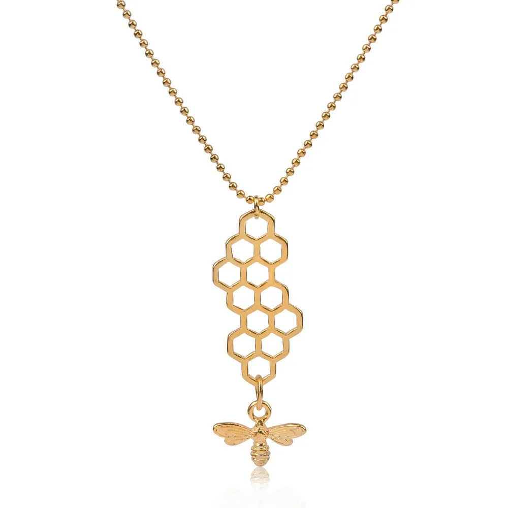 Женская Длинная подвеска в виде пчелы 45 см (17 6/8 дюйма)|jewelry necklace|trendy jewelrynecklace jewelry |
