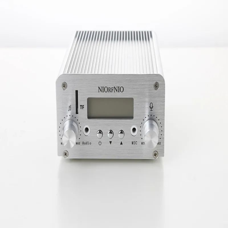 Профессиональный fm радиопередатчик с адаптером питания от производителя 1 Вт/6 Вт