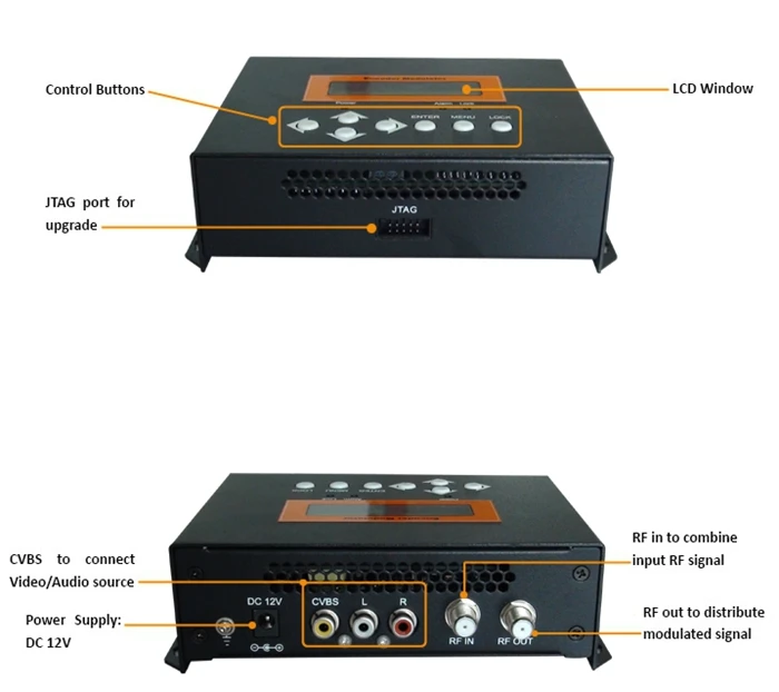 Модулятор кодировщика SD FUTV4652C ISDB-T MPEG2 (тюнер CVBS in RF out) для домашнего использования