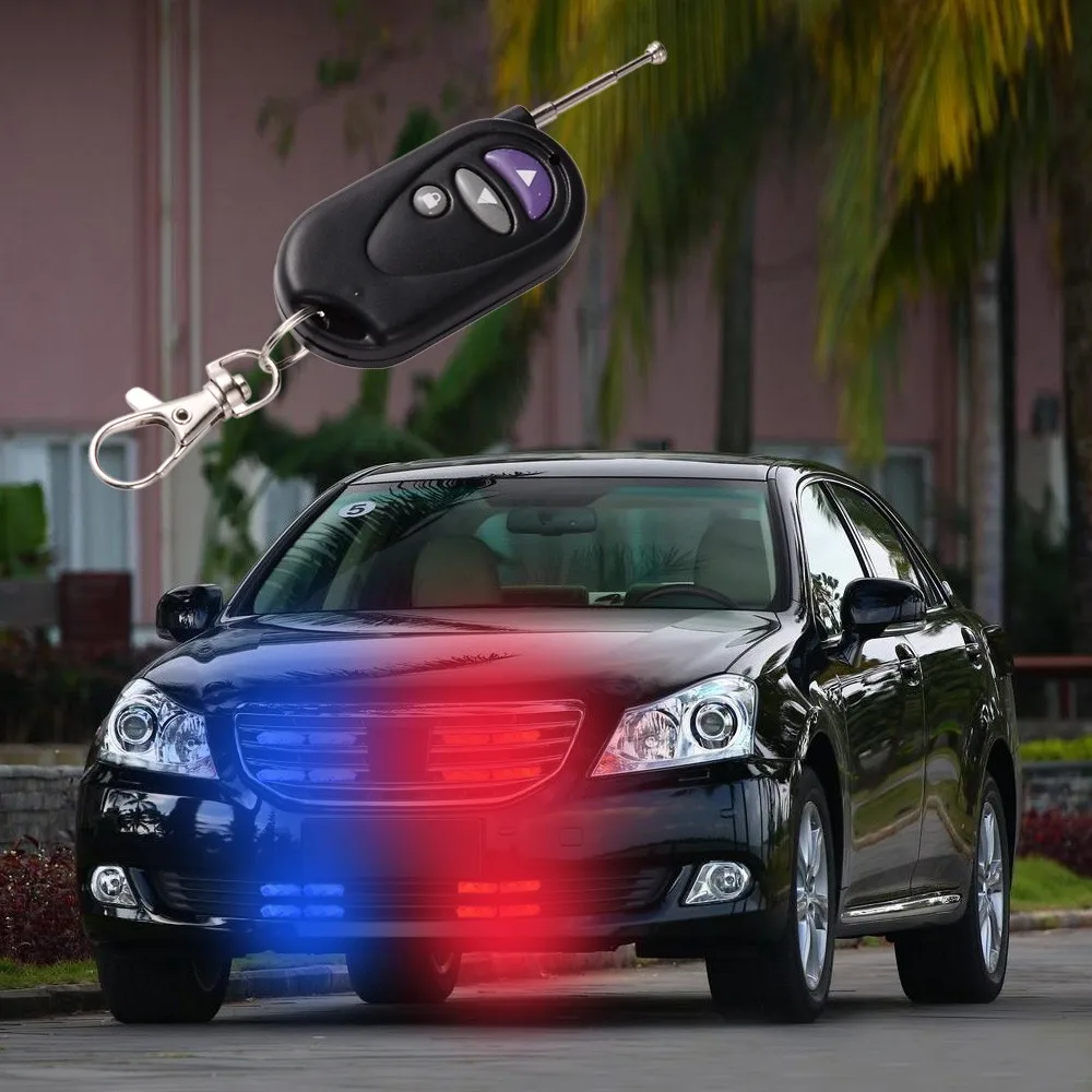 1 комплект красные синие автомобиль грузовик Беспроводной Строб аварийного