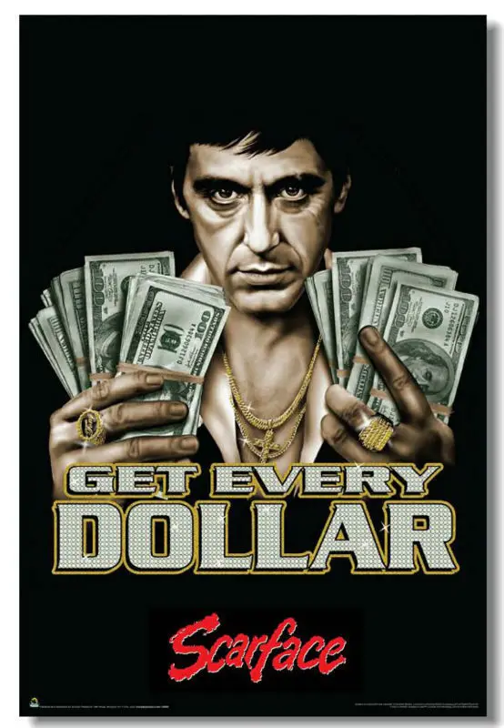 Get Every Dollar Custom Best Stylish Classic Home Decor Fashionable Mondern Poster Size (50x76cm) Wall Sticker Free Shipping | Дом и сад