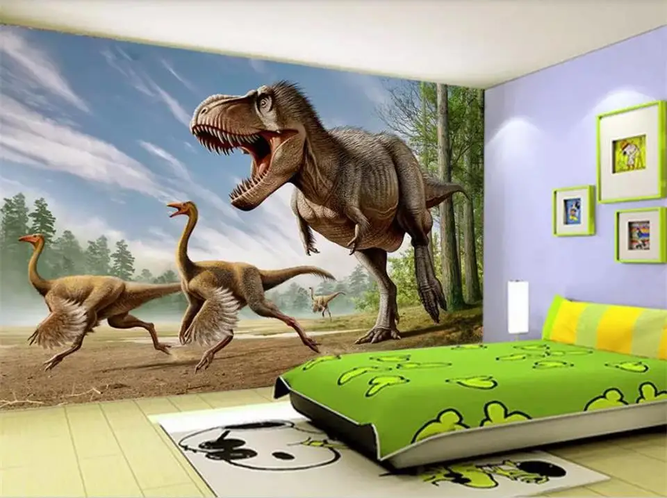 Фотообои на заказ 3D для детской комнаты с изображением дивана телевизора