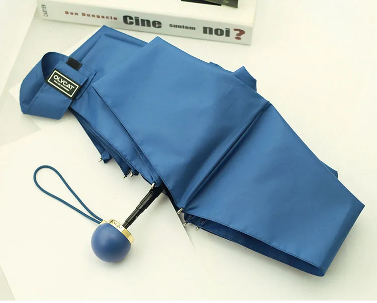 OLYCAT Parapluie, Зонт от дождя для женщин и мужчин, мини-зонт с карманами, 260 г, маленький складной детский зонт, мужской зонт от солнца и дождя