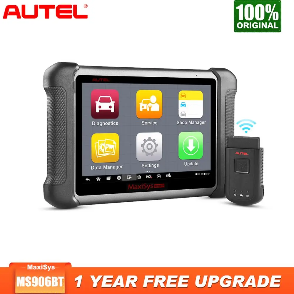 Autel MaxiSys MS906BT OBD2 сканер автомобильный диагностический инструмент ключ программист Авто инструмент полная система ECU кодирование лучше, чем Запуск X431