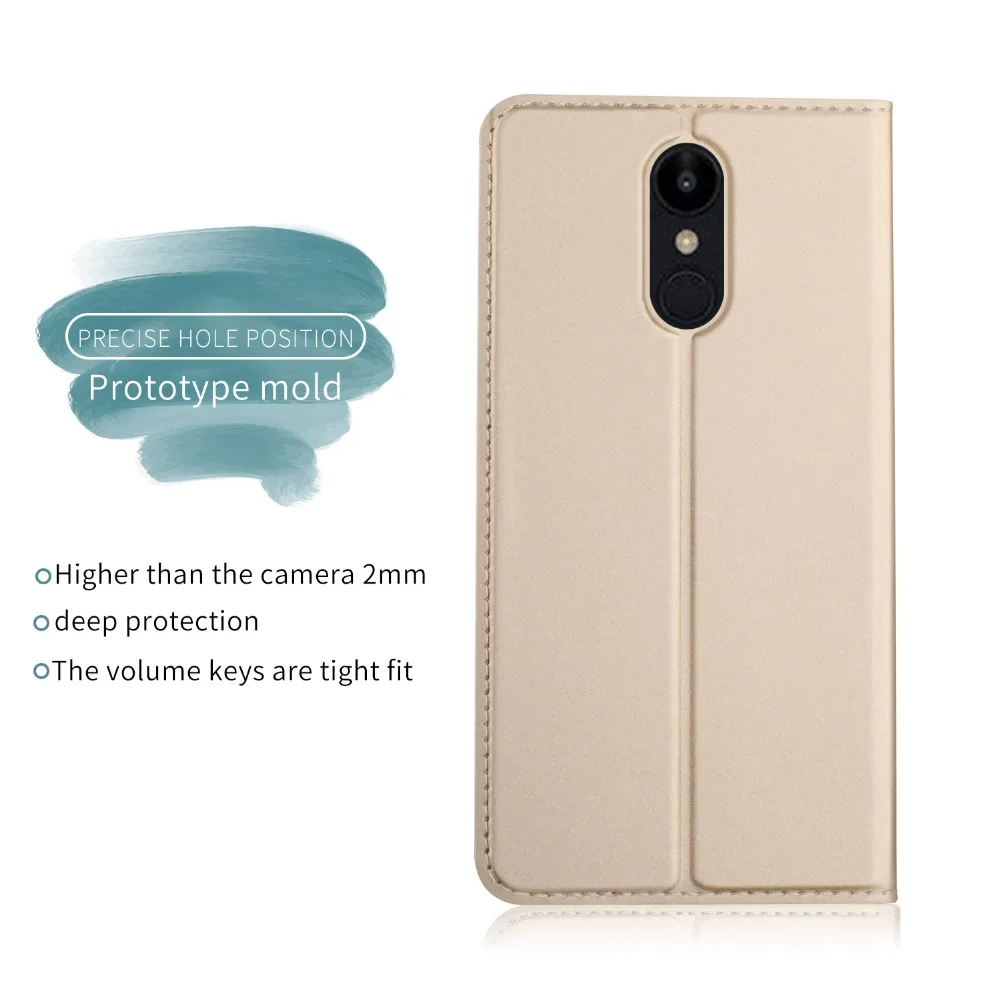 Чехол книжка из искусственной кожи чехол для LG K10 K8 2018 класса люкс с подставкой