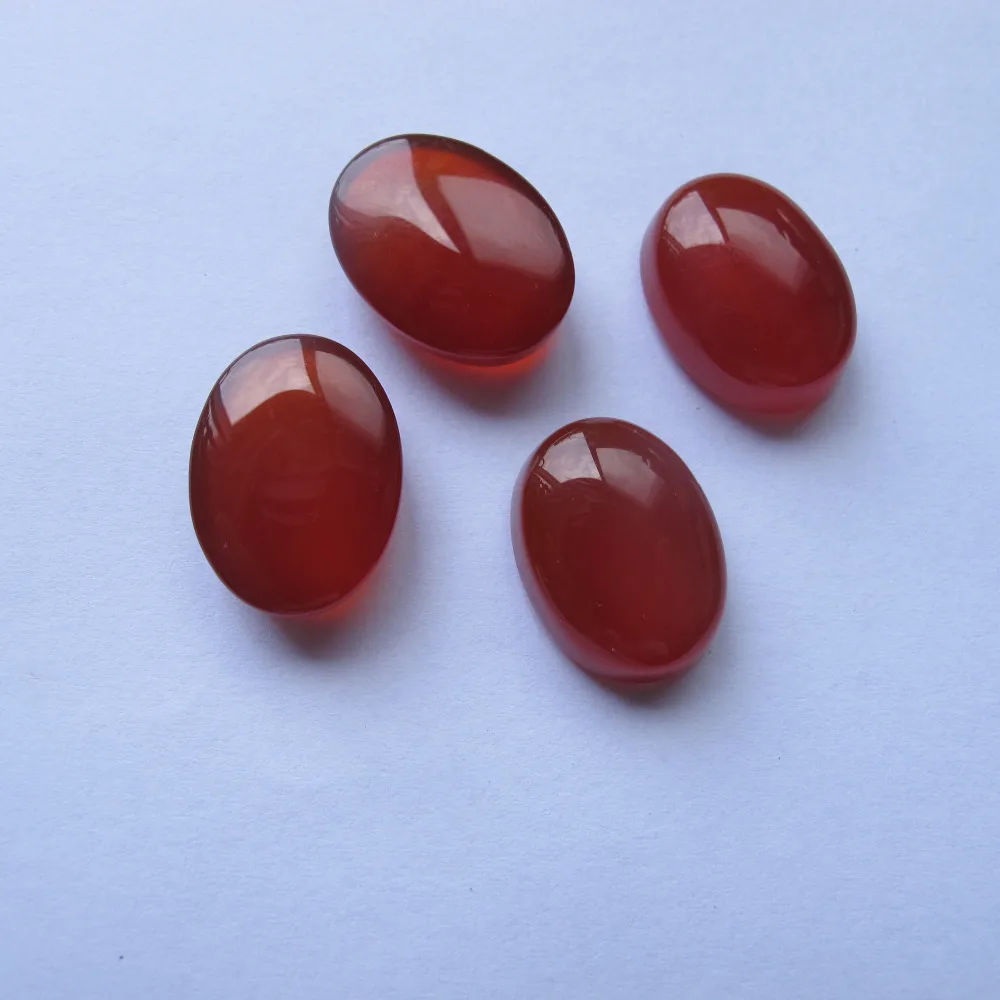 Очаровательный с натуральным красным агатом Carnelian18x26x8mm ювелирный камень кобошон подходит камень кольцо подвеска ожерелье DIY 4 шт./лот