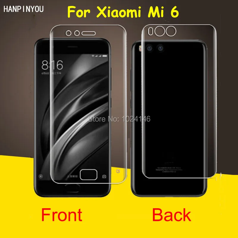 Защитная пленка из мягкого ТПУ с полным покрытием для Xiaomi Mi 6 Mi6 5 15 дюйма изогнутые