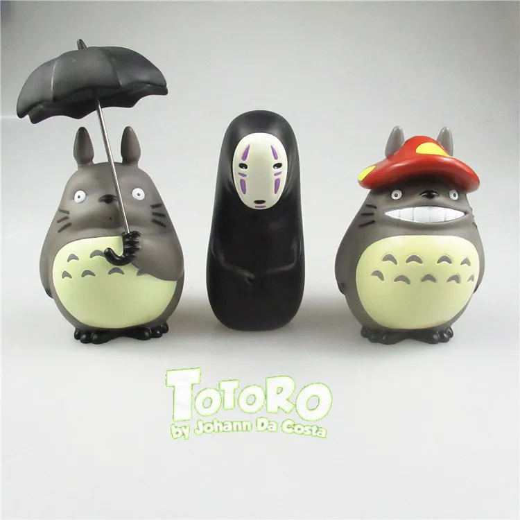 5 стилей Hayao Miyazaki Мой сосед Тоторо нет лица 10 см модель детские игрушки Аниме ПВХ