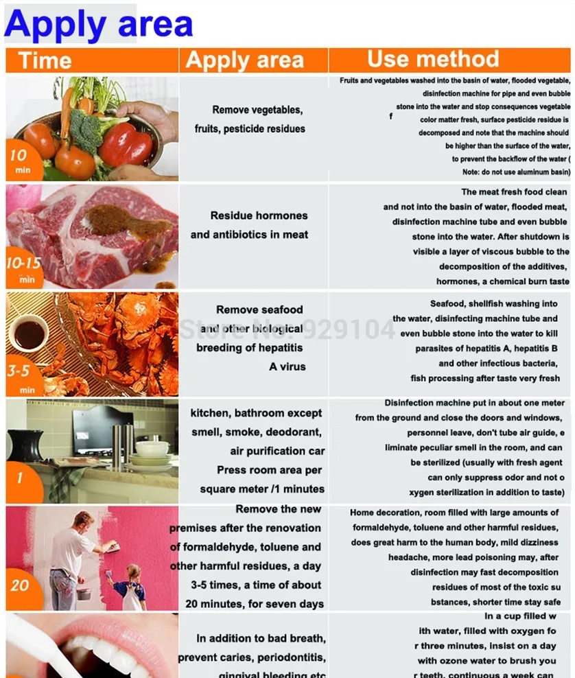 

Ozone Generator Air Purifier Ozonizer ozonator ozonizer air and water purifier sterilizer 3210