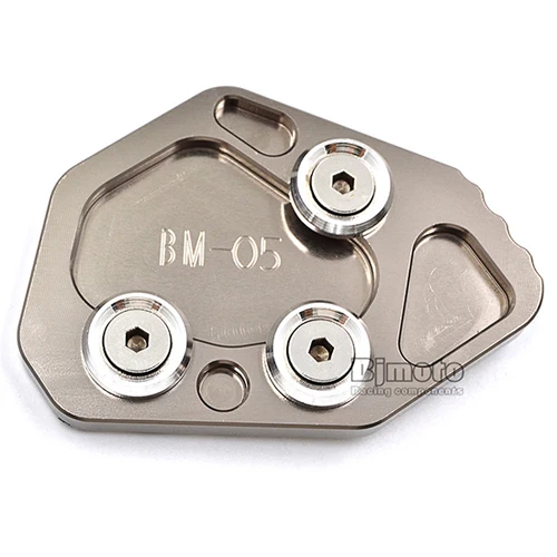 

Для BMW K1300S K 1300 S 09-12 K1300R 2009-2013 K1200S K1200 S K1200R Подставка с ЧПУ, боковая подставка, боковая подставка, увеличительная пластина, накладка