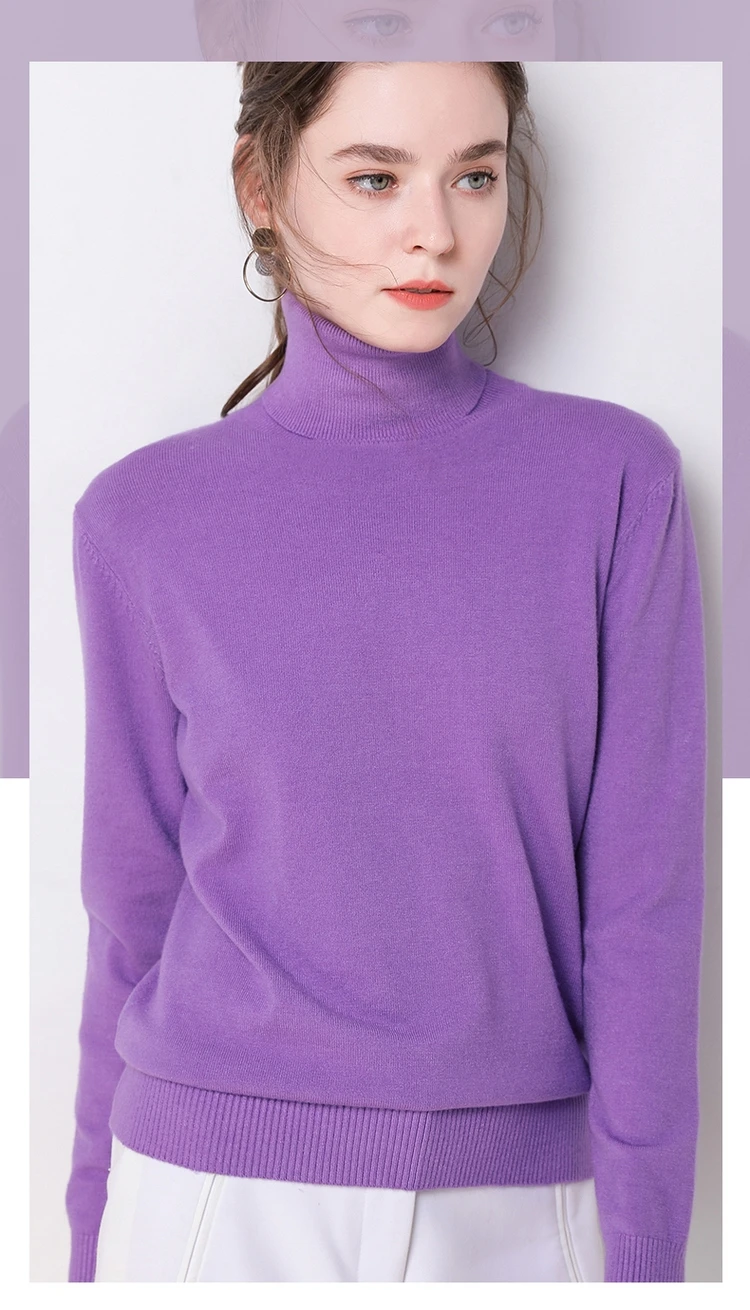 Autumn Winter sweater women turtleneck cashmere sweater knitted pullover women sweter fashion sweaters new Plus Size tops