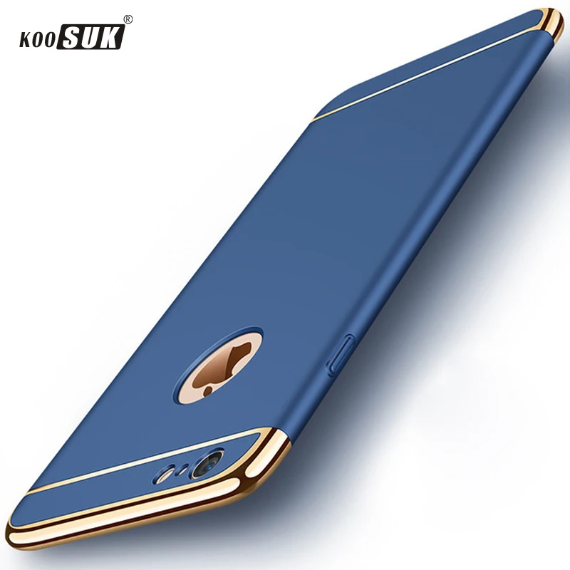 Для iPhone 6 6S Plus Чехол Жесткий PC 3в1 материал ультратонкий Бесплатная доставка