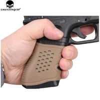 emersongear glock antiskid rubber grip tactical pistol grip sleeve airsoft hunting rubber grip slip glove for glock 17 19 20 21