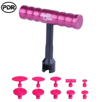 pdr hand tools t shape puller set dent removal paintless dent repair tool accessories 10pcs glue tabs fungus suction cup suckers