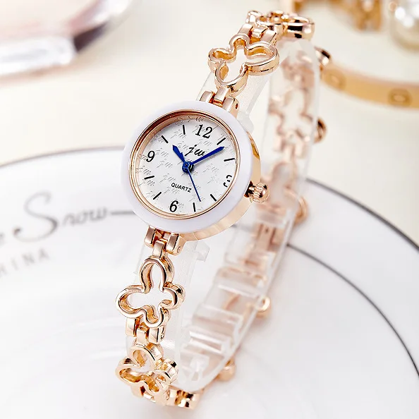 Новинка 2019 модные наручные часы из розового золота женские роскошный бренд JW
