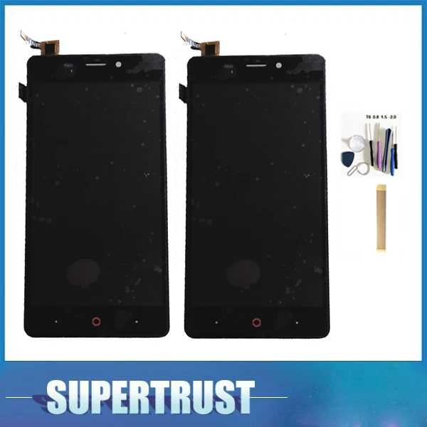 Для Doopro P1 Pro ЖК-дисплей+ сенсорный экран стекло дигитайзер в сборе черный цвет с лентой и инструментами