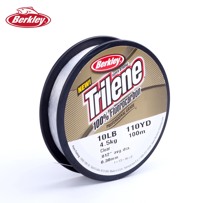 Berkley 100% фторуглеродный профессиональный класс 110YD лидер Типпет Тонущая невидимая