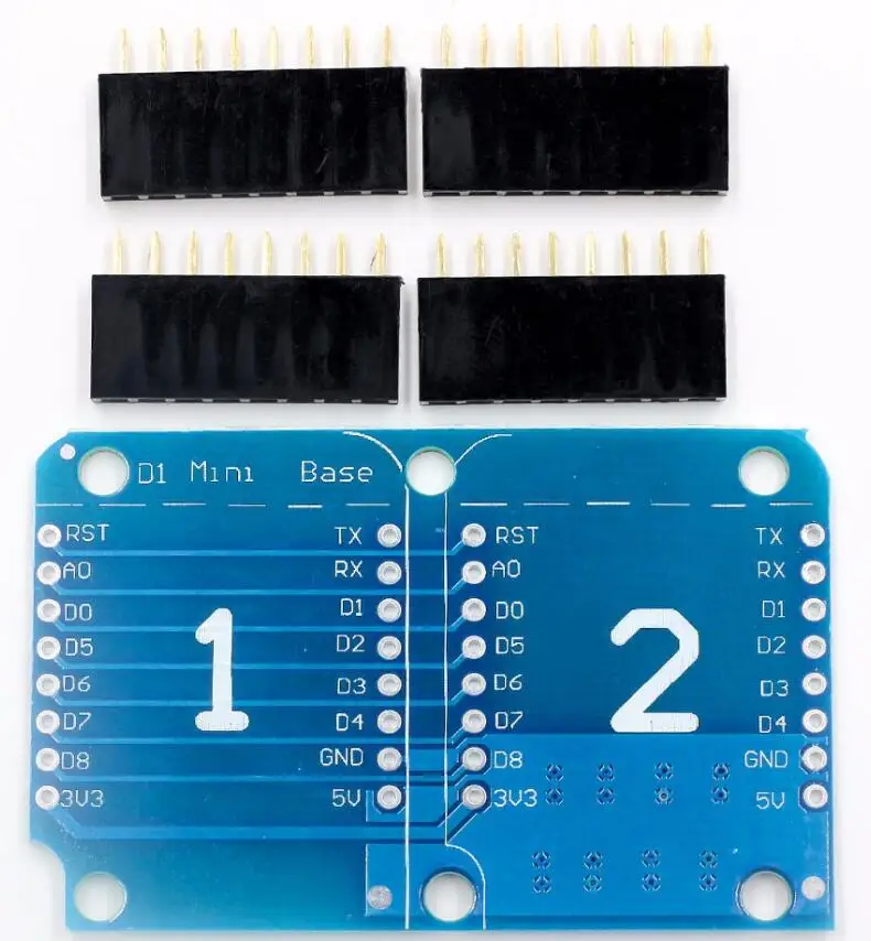 Двойная розетка с двойным основанием щит для Wemos D1 Mini NodeMCU ESP8266 Diy PCB разъем платы