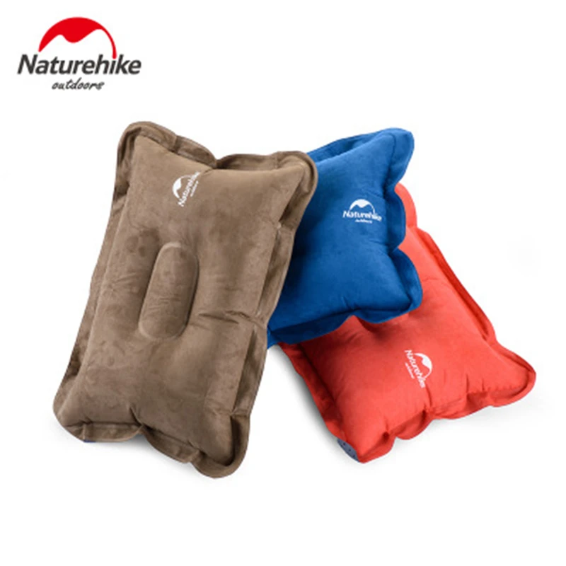Naturehike надувная замшевая подушка для кемпинга портативная путешествий на