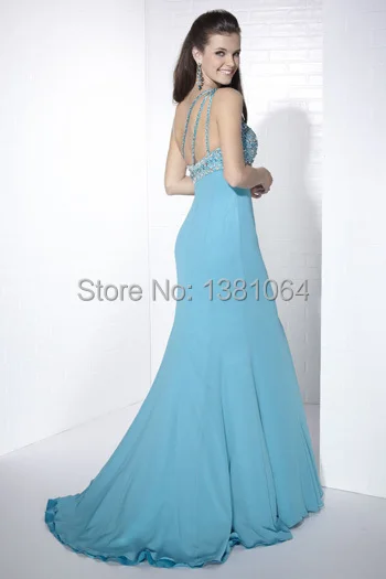 Wedding Dress Special Offer Natural Taffeta Floor-length 2014 New Design Sexy One Shoulder Long Beaded Style Formal Prom | Свадьбы и
