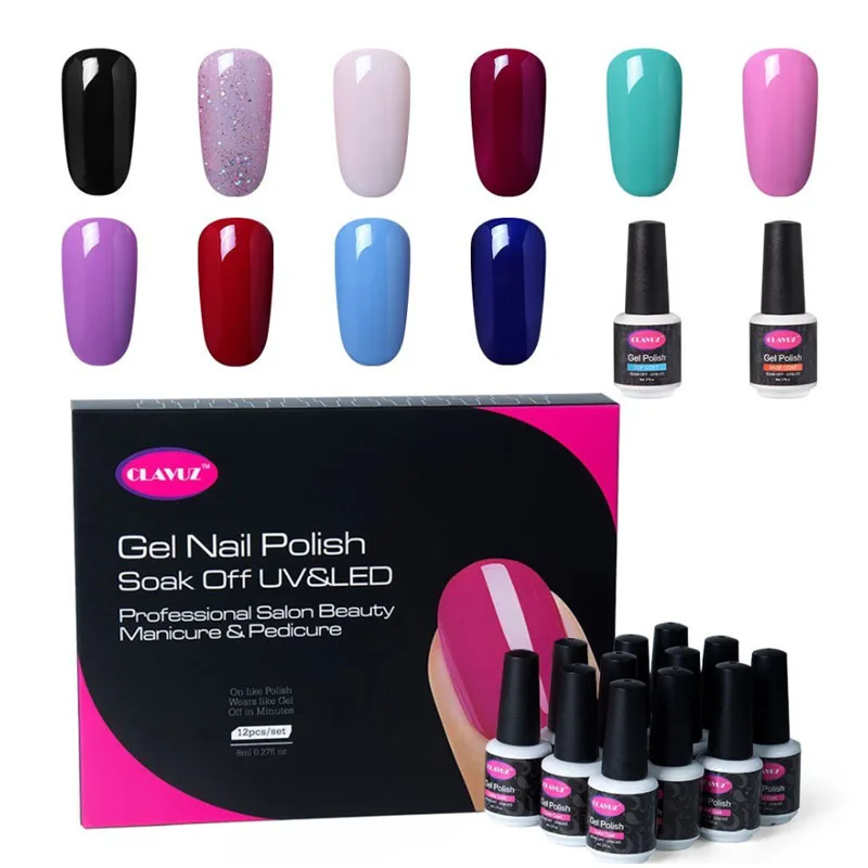 CLAVUZ хит продаж полуперманентный 58 цветов лак для ногтей гель подарок на день
