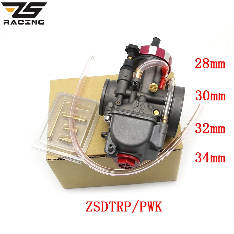 Универсальный мотоциклетный карбюратор ZS Racing ZSDTRP PWK 28 30 32 34 мм для Keihin модификация