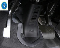 yimaautotrims auto accessory steering wheel steering shaft cover trim a set for renault kadjar 2016 2017 2018 plastic
