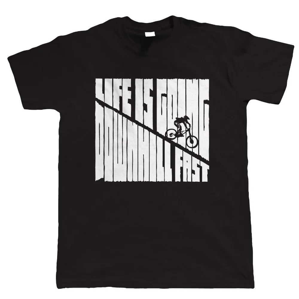 Мужская футболка с Горным байкером Спортивная Mtb летняя повседневная недорогие