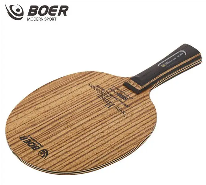 Ракетка для настольного тенниса BOER zebra с длинной ручкой и короткой ручкой|table tennis