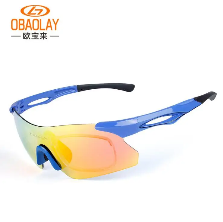 Obaolay Спорт Очки выполненные UV400 Велосипедный Солнцезащитные очки для женщин