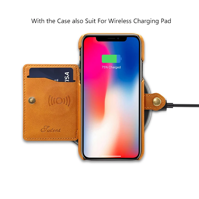 Новый чехол для телефона iPhone XS Max XR Обложка на заднюю панель из искусственной кожи