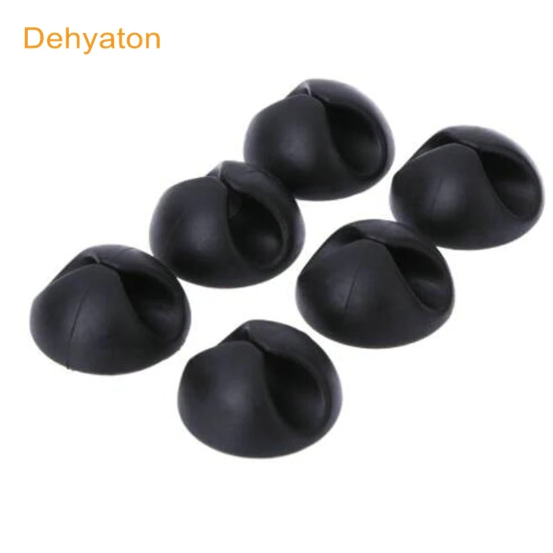 

Dehyaton 6pcs/lot Cable Winder Earphone Cable Organizer Wire Storage Charger Cable Holder Clip for MP4 Mouse Winding Thread Tool