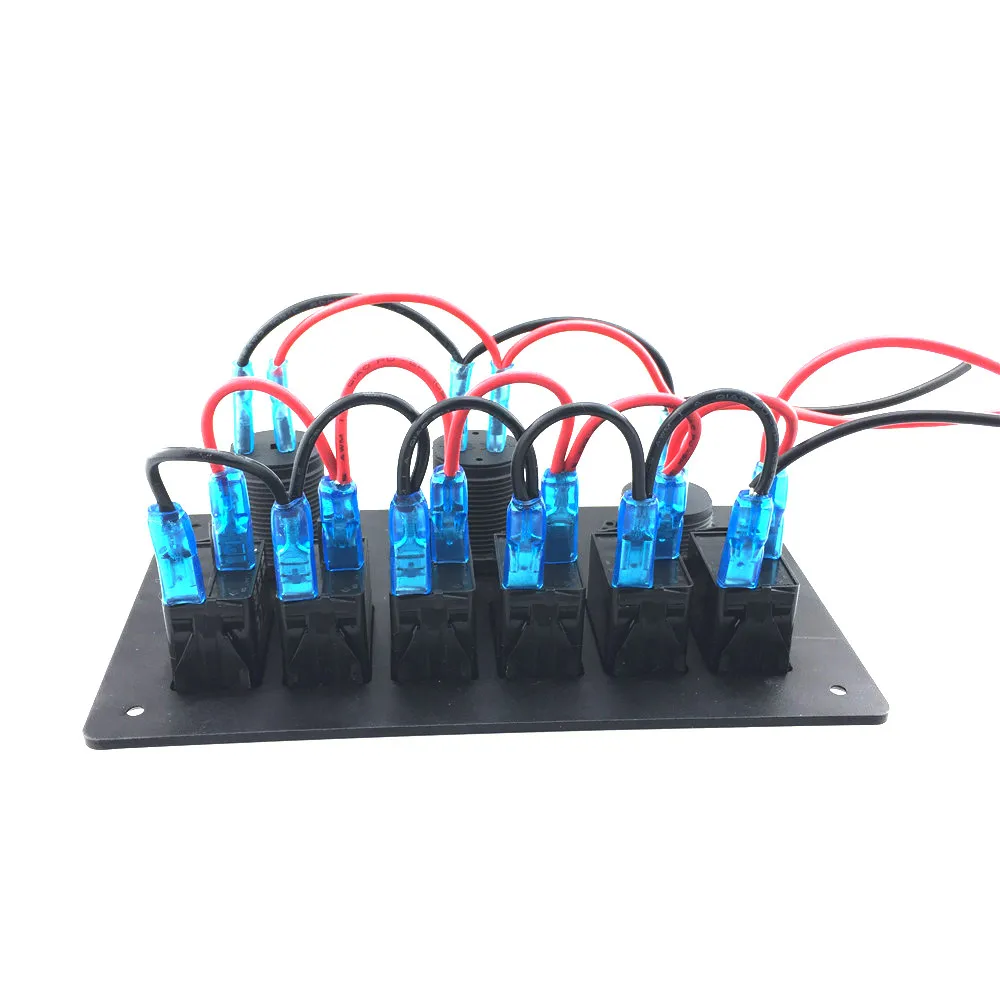Автомобильный цифровой вольтметр для лодки + 12 В Разъем питания двойной USB