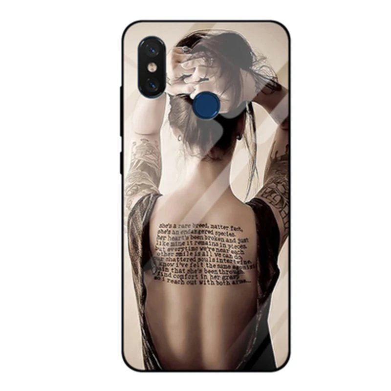 Чехол для Xiaomi mi Mix 3 закаленное стекло в городском стиле силиконовая рамка Жесткий