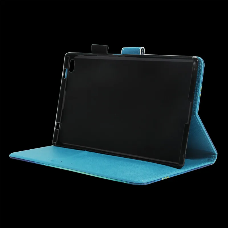Wekays Модный чехол-подставка из искусственной кожи с изображением черепа для Lenovo Tab