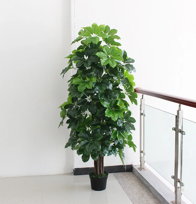 Гостиная моделирование завод дерево большой отель этаж цветочный поддельные