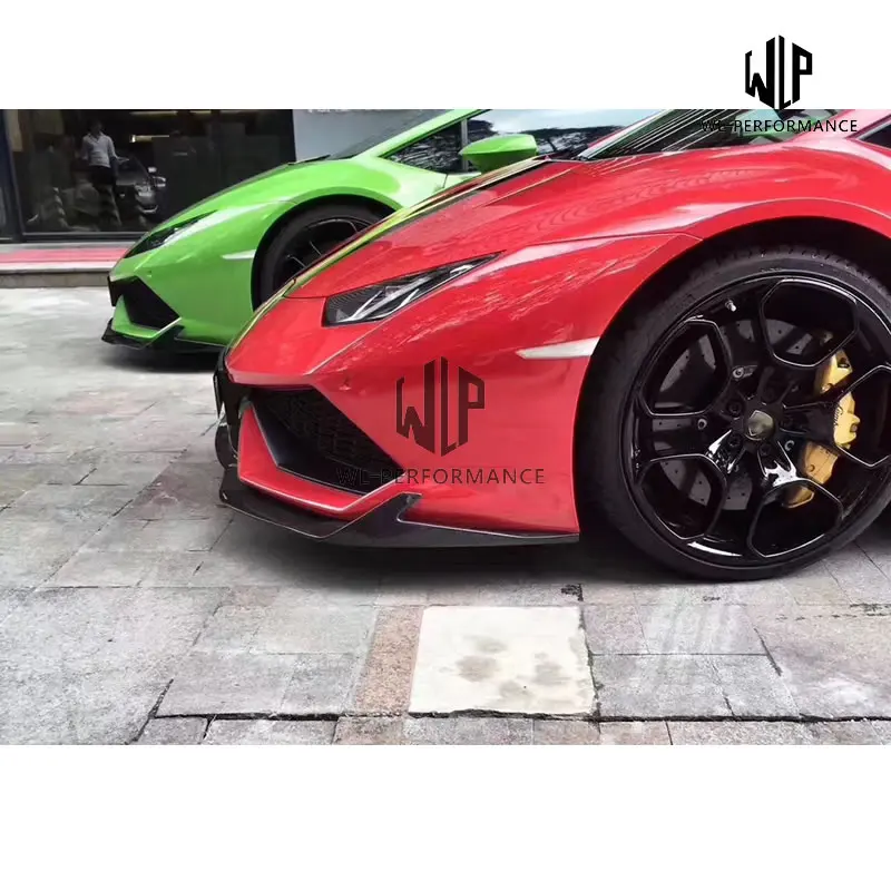 Передний сплиттер LP610 из углеродного волокна боковые вентиляционные отверстия