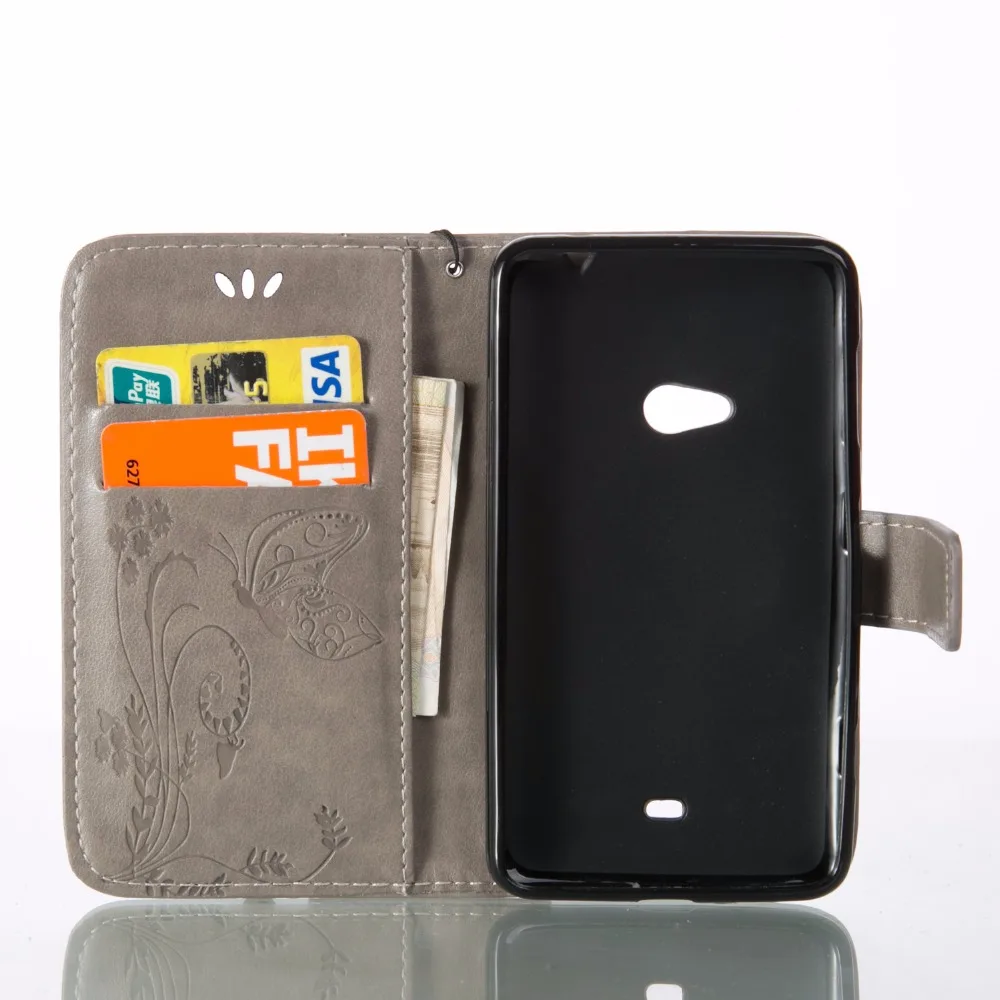 Чехол книжка для Microsoft Nokia Lumia 625 LTE кожаный чехол телефона RM 942 941 943 с рисунком в
