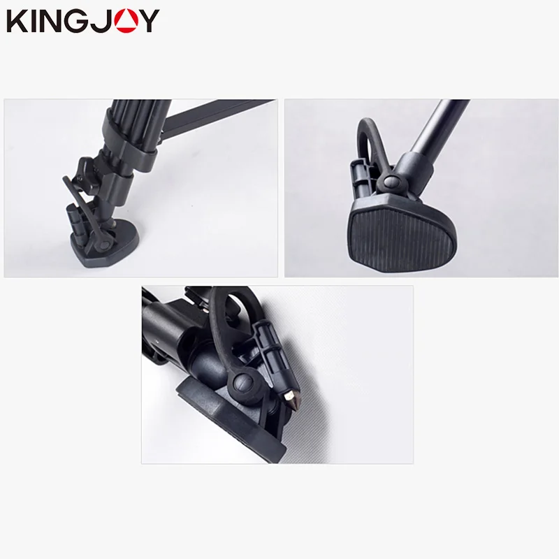 Штатив KINGJOY для профессиональной видеокамеры стойка-держатель стабильный жидкий