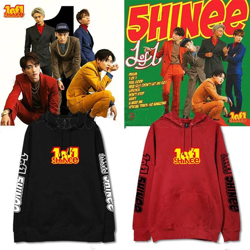 Mainlead Kpop SHINEE 5 го альбома 1of1 Кепка толстовка унисекс пуловер Onew Свитшот|Женские