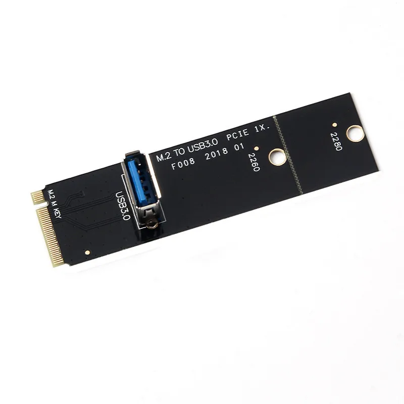 NGFF для PCI E 16x слот Riser Card PCIE M2 адаптер USB 3 0 удлинитель M.2 M ключ видеокарты BTC Miner Antminer