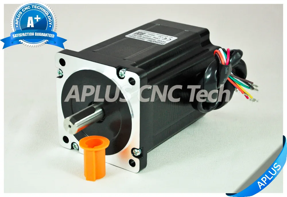 Шаговый двигатель NEMA 34 126 мм 1272oz-in 5.6A 8 проводов для фрезерного станка с ЧПУ |
